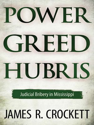 cover image of Power, Greed, and Hubris